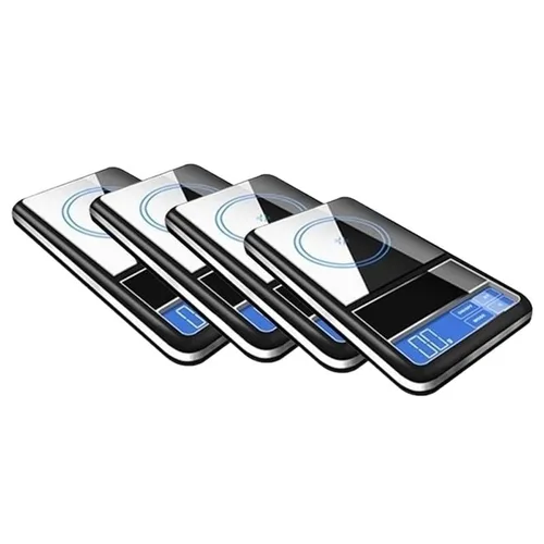 Vista 4 de Báscula de cocina digital táctil de bolsillo, 3.53 oz/7.05 oz/17.64 oz, báscula electrónica portátil de joyería, báscula de banco