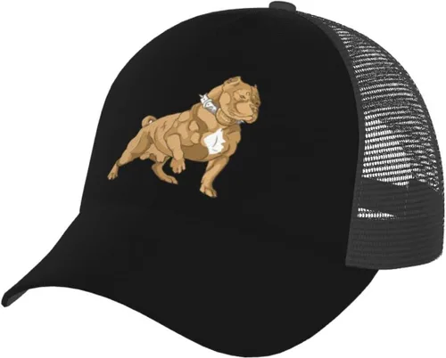 Vista 8 de American Bully Trucker Hat - Gorra de béisbol de malla para hombres o mujeres al aire libre