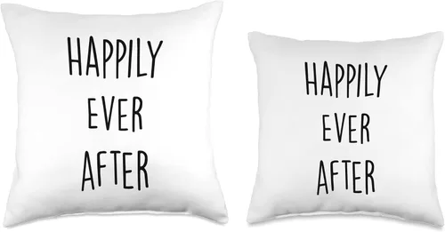 Vista 3 de SpreadPassion Happily Ever After - Almohada (16 x 16 pulgadas), multicolor