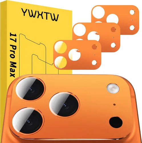 Vista 7 de YWXTW Protector de lente de cámara para iPhone 17 Pro, cobertura completa, protector de pantalla de lente de vidrio templado para iPhone 17 Pro
