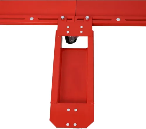 Vista 5 de Widow Cruiser-Dolly - Rodillo de acero para motocicleta, motor rojo para ATV y garaje, rollo resistente (1,250 libras), rojo