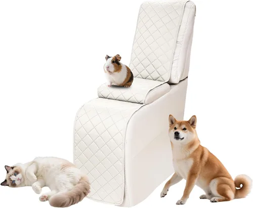 Vista 131 de Fundas impermeables para sofá reclinable seccional en forma de L, 7 piezas, antideslizantes, lavables, juego de fundas reclinables para mascotas