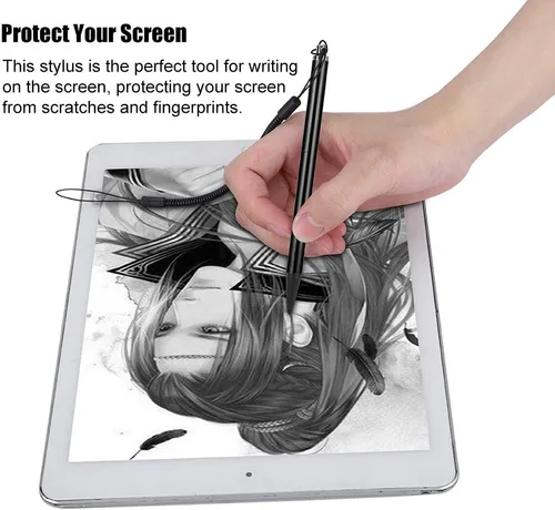 Vista 3 de Wendry Bolígrafo resistente de punta dura compatible con todos los dispositivos resistivos, lápiz de pintura táctil de pantalla resistente