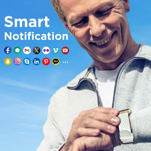 Vista 4 de Motorola Moto Watch 70 - Reloj inteligente Bluetooth de salud y fitness para uso diario, funciones avanzadas de salud, hasta 10 días de duración