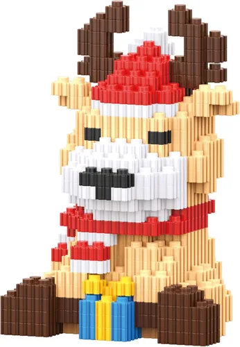 Vista 12 de Christmas Advent Calendar 2026 Building Sets Compatible with Lego Christmas 24 Days Countdown Gifts 24 Packs Christmas Model Building Micro Blocks