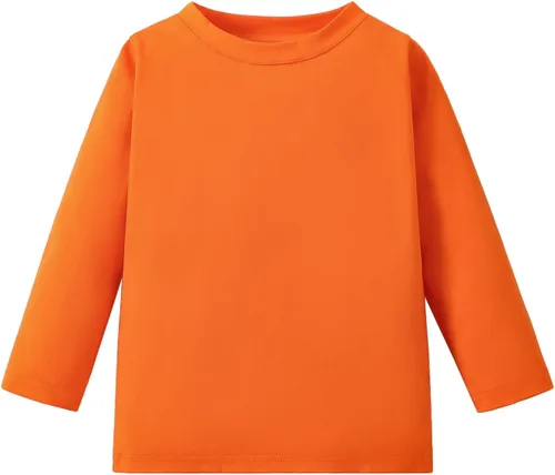 Vista 22 de Magic Park 6M-14Y Camiseta de manga corta y larga para bebés, camiseta de manga larga para niños, camisetas de color sólido para niños y niñas