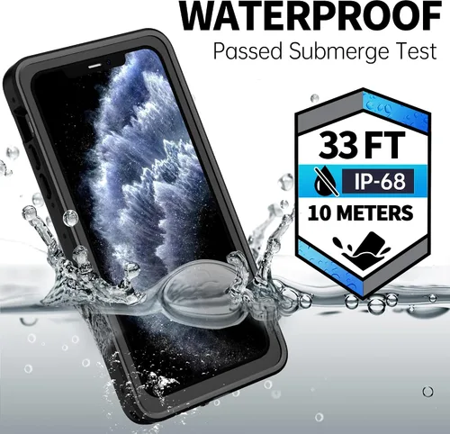 Vista 2 de BEASTEK Funda impermeable para Apple iPhone 11 Pro, serie NRE, a prueba de golpes, bajo el agua IP68, con protector de pantalla integrado, funda