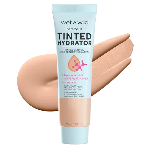 Vista 8 de wet n wild - Enfoque sin maquillaje, hidratante entintado, velo entintado para piel, cobertura ligera y acumulable con ácido hialurónico y escualano