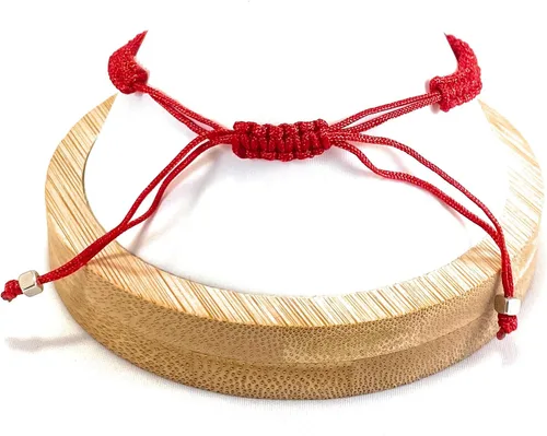Vista 5 de Medalla San Benito con Cruz Pulsera Roja Roja De San Benito Con Cruz