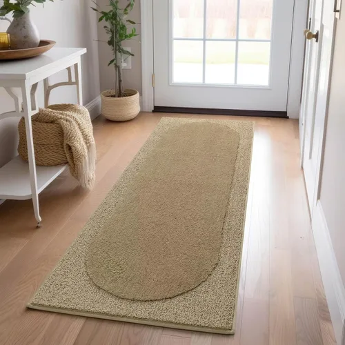 Vista 9 de DEXDE - Alfombra antideslizante para baño, ducha, 24 x 16 pulgadas, color beige