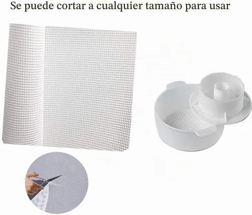 Vista 2 de 5pcs Estera de drenaje/maduración de quesos 8 pulgadas Esteras de secado de queso Equipo de elaboración de queso Fabricación de queso en casa