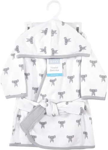 Vista 2 de Hudson Baby Bata de baño de algodón para bebé unisex