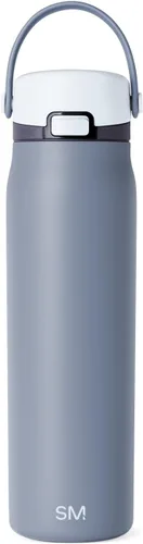 Vista 24 de Simple Modern Mesa Sport Botella de Agua con Tapa de Sorbo Cubierta Botella de Acero Inoxidable Aislada de 24oz Compatible con Portavasos