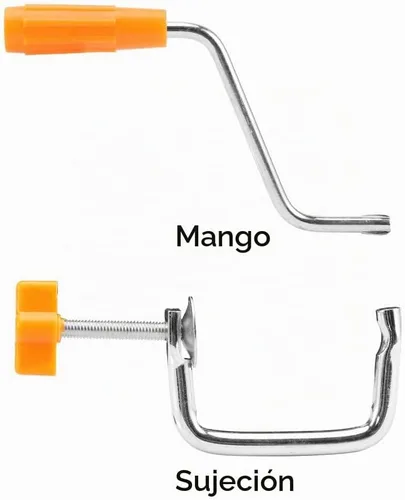 Vista 7 de Abrazadera de repuesto duradera para fabricante de pastas - Accesorios para máquinas de pasta, fijación manual de la herramienta de mano