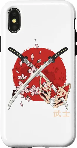 Vista 5 de Funda para iPhone 12 mini con forma de espada de samurái japonés antiguo