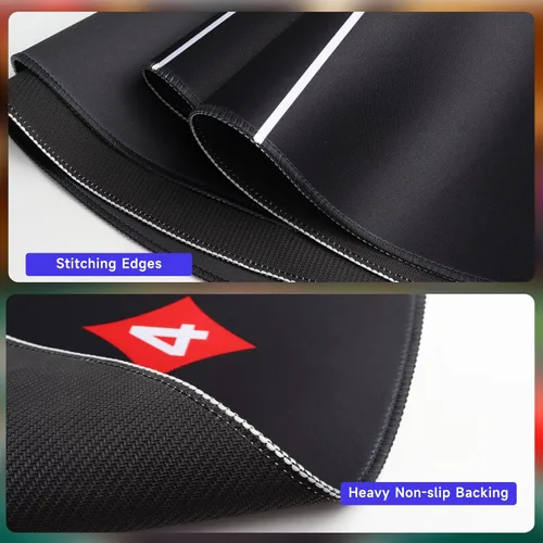 Vista 3 de GSE Games & Sports Expert Casino Texas Hold'em - Tapete de mesa con respaldo de goma antideslizante para fiestas familiares y amigos, noche de casino