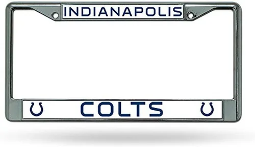 Vista 29 de Rico Industries NFL Football Premium 12" x 6" Chrome Frame with Plastic Inserts - Car/Truck/SUV Automobile Accessory