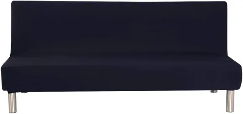 Vista 18 de Fundas de sofá sin brazos, elásticas de elastano, funda plegable para sofá cama, futón sin reposabrazos, protector de muebles para sala de estar