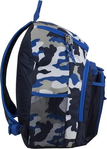 Vista 4 de FUEL Combo de mochila con lonchera 18 pulgadas, de lujo, dos compartimentos, resistente al agua, con bolsillos laterales para botella de agua