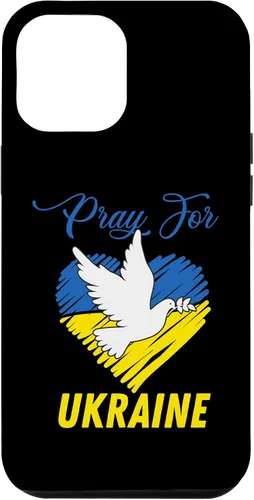 Vista 10 de Funda para iPhone 12 mini Pray for Ucrania, símbolo de la paz, bandera ucraniana, corazón