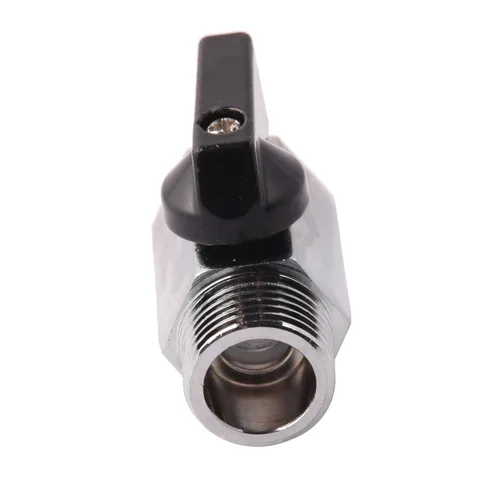 Vista 4 de Válvula de bola de latón mini NPT hembra x macho de 1/2