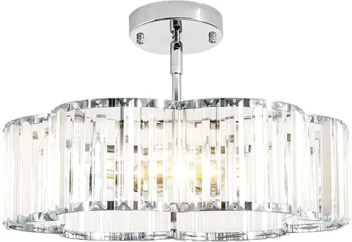Vista 12 de Candelabro pequeño de cristal dorado, lámpara moderna de 3 luces para comedor sobre la mesa, accesorio de iluminación redondo para pasillo