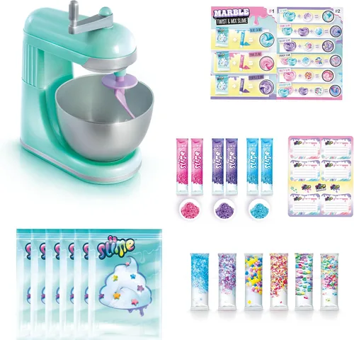 Vista 5 de Canal Toys So Slime Marble Twist N Slime Mezclador, Mezcla para Crear tu Propio Slime de Mármol, Aplasta, Estira y Gira para Efectos y Sensaciones