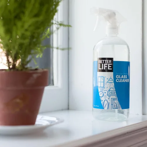 Vista 3 de Better Life Limpiador de vidrio natural sin rayas, 32 oz