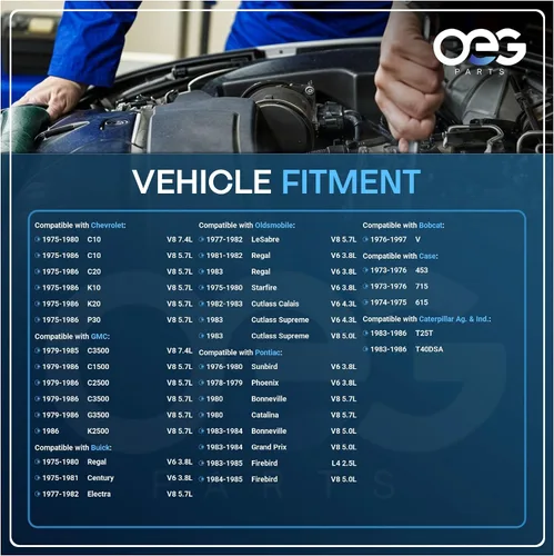 Vista 4 de Piezas OEG Nuevo alternador compatible con estuche Holland Farm GM compatible con Jeep Car Truck Ihc International Farmall Tractor Loader Combine