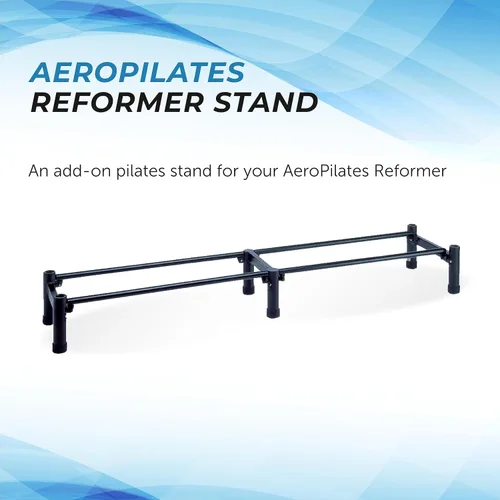Vista 2 de AeroPilates Reformer Stand - Accesorios complementarios de pilates para reformadores de AeroPilates - Entrenamiento de pilates para entrenamiento