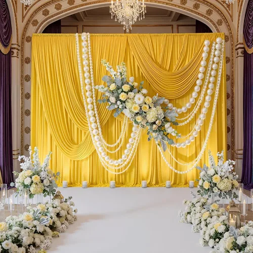 Vista 20 de Cortinas de fondo negras negras sin arrugas para fiestas, cortinas de tela gruesa para telón de fondo de fotos para cumpleaños, bodas, baby shower