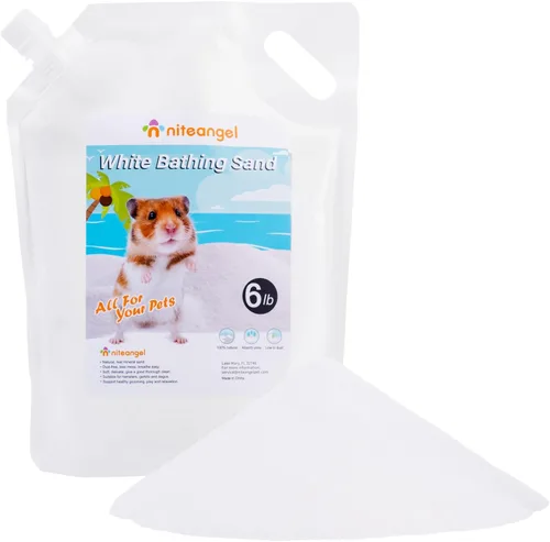 Vista 10 de Niteangel Baño de Arena del Desierto para Hámster Baño Sin Polvo o Arena para Baño de Hámster, Chinchillas, Jerbos, Ratones, Degu u Otras Mascotas
