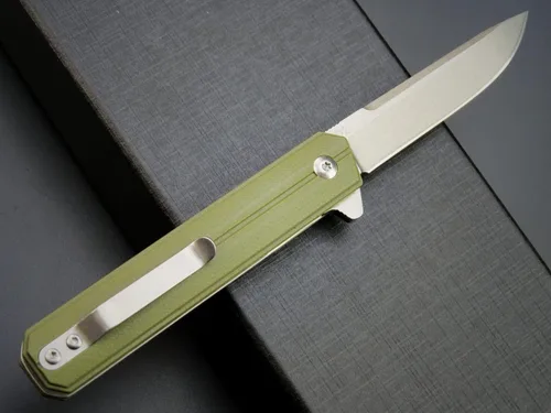 Vista 3 de Eafengrow EF64 cuchillo plegable con hoja de acero D2, mango G10, multiherramienta, cuchillo de bolsillo para camping, senderismo, herramienta