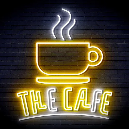 Vista 19 de ADVPRO Coffee – The Cafe Extra-Large Ultra-Bright LED Neon Sign - Blue & Red - st16s54-fn-j0026-br