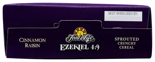 Vista 6 de Food for Life, cereal de granos germinados orgánico Ezekiel 4:9, canela y pasas, 16 onzas