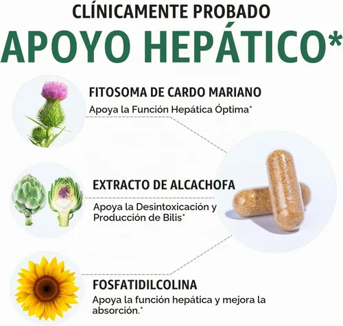 Vista 4 de SoActive® Milk Thistle: fitosoma de cardo mariano 10 veces más eficaz, optimizado para silybina bioactiva esencial A & B Plus Bilear® extracto