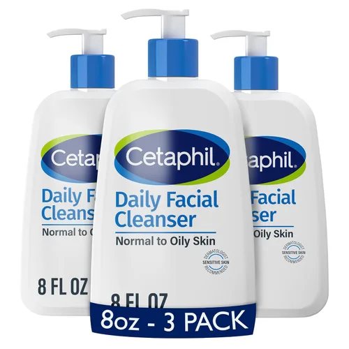 Vista 16 de Cetaphil Lavado Facial, Limpiador Facial Diario para Piel Sensible, Mixta a Grasa, NUEVO Paquete de 2 de 16 oz, Espuma Suave, Sin Jabón