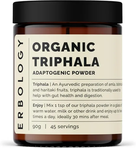 Vista 10 de Erbology Polvo orgánico Amla de 3.2 onzas, 45 porciones, grosella espinosa india, regeneración de la piel y el cabello, rico en vitamina C