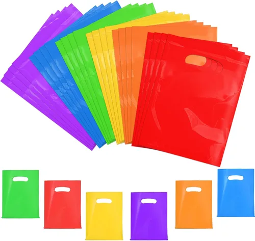 Vista 17 de 100 PCS Bolsas de Regalo Pequeñas Amarillas, Bolsas de Mercancía de 6"x8" para Pequeñas Empresas, Bolsas de Golosinas Bolsas de Favor de Fiesta