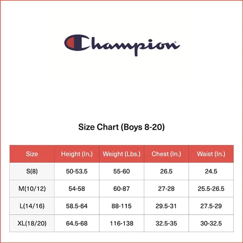 Vista 7 de Champion Camiseta deportiva de manga corta para niños, ideal para gimnasio, deportes y escuela, Negro en rodajas C