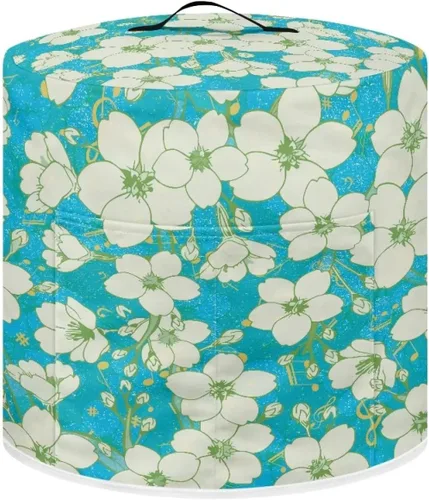 Vista 9 de Dolyues Cubierta para olla a presión, cubierta antipolvo para electrodomésticos de tribu étnica occidental, con mango superior y bolsillo, cubierta
