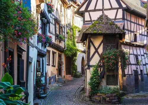 Vista 2 de Ravensburger 15257 Eguisheim, Alsacia, Francia 1000pc rompecabezas