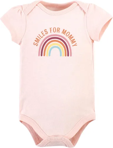 Vista 366 de Hudson Baby baby-girls Cotton Bodysuits 3-pack