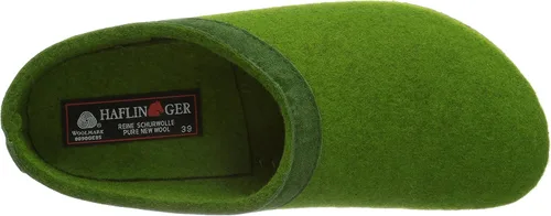 Vista 5 de HAFLINGER Zuecos Grizzly Torben, Verde Hierba, 40, Verde Hierba Verde 36