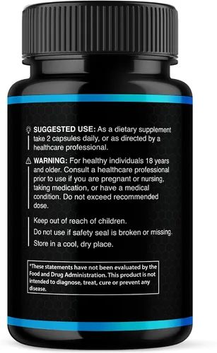 Vista 8 de Nitrox Pro Capsules, NitroxPro Suplemento Fórmula avanzada de máxima fuerza para un apoyo de gestión premium, ingredientes totalmente naturales