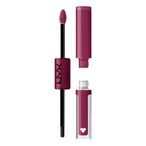 Vista 7 de NYX Professional Makeup Shine Loud, lápiz labial líquido de larga duración con brillo labial transparente, trituradora