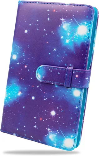 Vista 8 de Rieibi Mini álbum de fotos de 96 bolsillos, cartera de piel sintética para Fujifilm Instax Mini Evo/11/8/9/7S/25/70/90, patrón de frutas verdes, 16