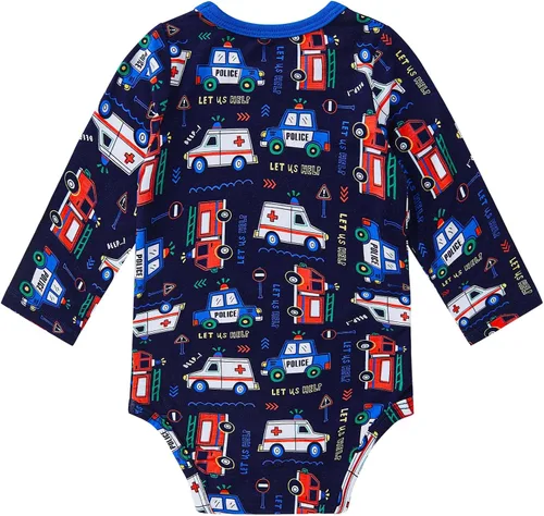 Vista 118 de pureborn Mameluco de algodón súper suave para bebés niños y niñas de 0 a 24 meses