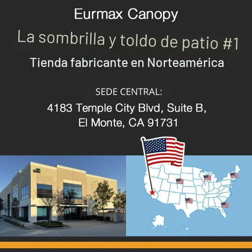 Vista 2 de Eurmax USA - Escalera universal para cama elástica fácil de montar de EE. UU. con 3 pasos, escalones horizontales y anchos, acero tratado con UV