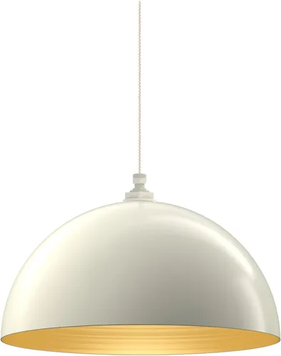 Vista 56 de Steel Lighting Co. Melrose - Lámpara colgante Montada en el techo Cúpula redonda de 18 pulgadas Estilo moderno contemporáneo de granja
